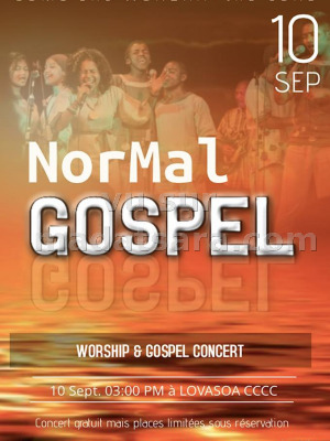 NorMal Gospel‍ en concert à Lovasoa CCC‍