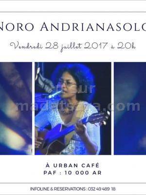 Noro Andrianasolo en concert Urban Café Antsahabe