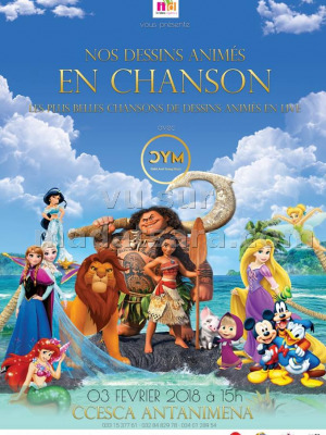 Nos dessins animés en chanson avec cym - CCESCA Antanimena‍