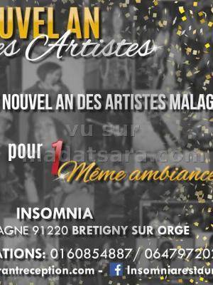 Nouvel an des artistes à l'Insomnia Bretigny sur Orge
