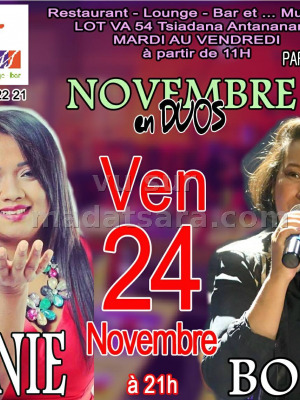 Novembre en duos avec Nanie‍ & Bodo‍ au TRASS Tsiadana‍