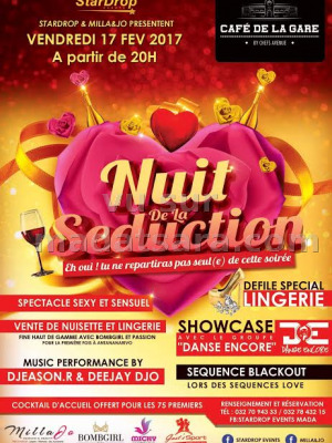Nuit de la séduction - Café de la Gare Soarano‍ avec Danse Encore‍ en showcase