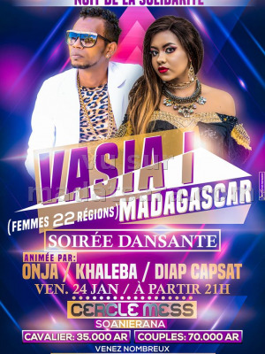 Nuit de la solidarité - Onja‍ & Khaleba‍ Diap Capsat‍ - CEMES Soanierana‍