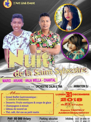 Nuit de la St Sylvestre - Espace Tantely Ambohimahitsy‍