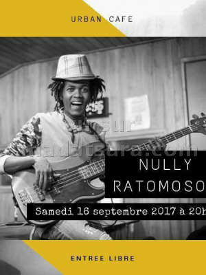 Nully‍ en concert Urban Café Antsahabe‍ live jazz fusion