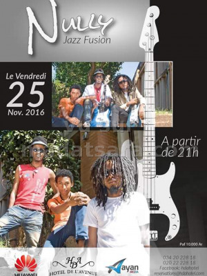 Nully‍ jazz fusion en concert au Hotel de l'Avenue (HDA) Analakely‍
