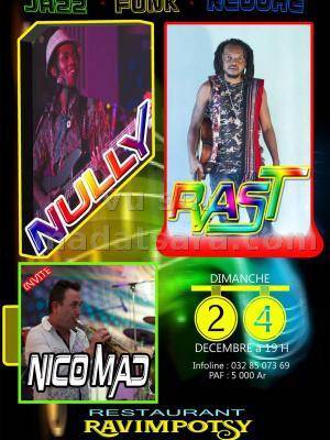 Nully & Rast en show case Bar Restaurant Ravimpôntsy
