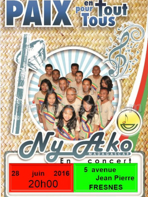 Ny Ako en concert à Fresnes