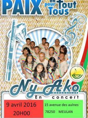 Ny Ako - Paix en tout pour tous concert Meulan