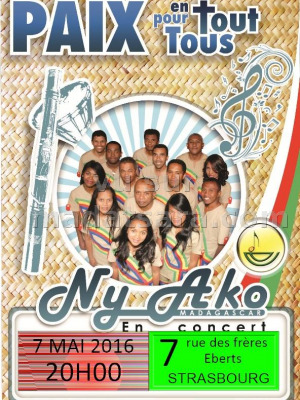 Ny Ako paix pour tous en tout - Strasbourg