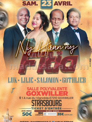 Ny hiran'ny fitia - Luk‍ Lilie‍ Salomon‍ Gothlieb‍ - Salle Polyvalente de Goxwiller‍