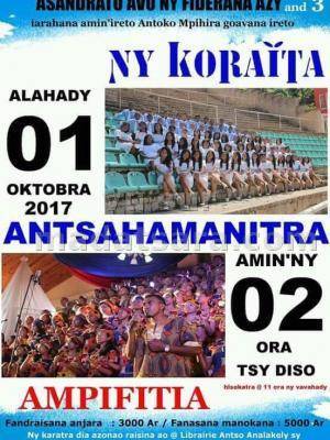 Ny Koraïta & Ampifitia en concert Antsahamanitra