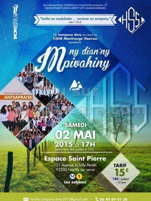 Ny dian'ny mpivahiny avec le groupe Antsapraise à l'Espace Saint Pierre Neuilly sur Seine