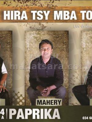 Ny Hira tsy mba tonta avec Poun, Nini et Mahery en concert au Paprika