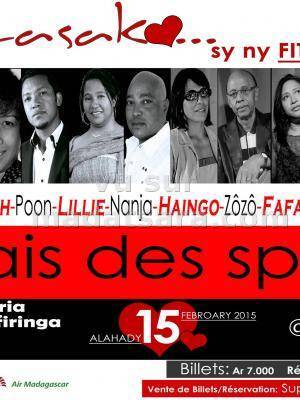 Ny lasako ... melky, Poon, Salomon, Lilie et Nanja au Palais des Sports