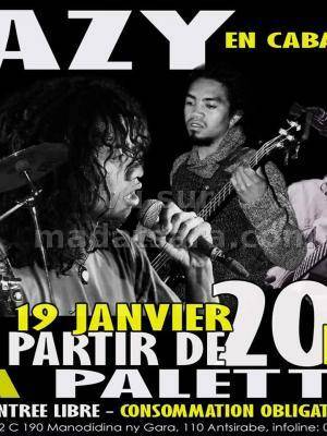 Oazy en cabaret/live La Palette Antsirabe