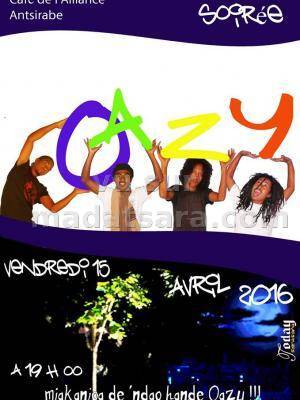 Oazy en concert au Café de l'Alliance