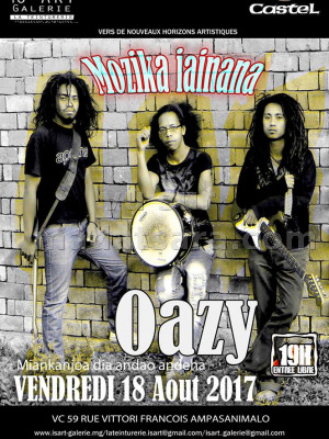 Oazy‍ en concert Is'Art Galerie‍