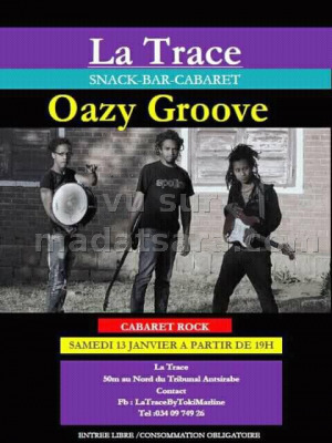 Oazy‍ groove en concert La Trace‍