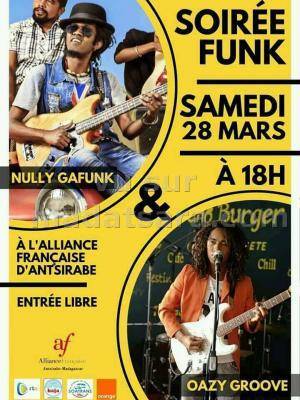 Oazy & Nully soirée funk - AF - Alliance Française d'Antsirabe