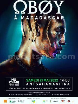 Oboy en concert Palais des Sports Mahamasina