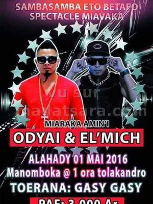 Odyai & El'Mich en concert au Gasy Gasy