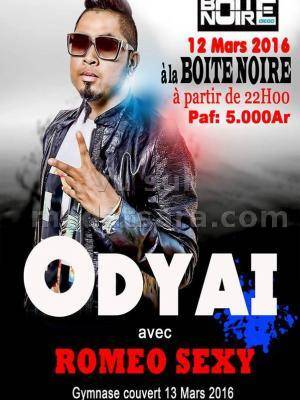 Odyai en concert à la Boîte Noire avec Romeo Sexy