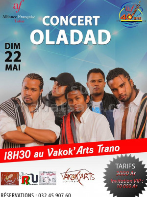 Oladad en concert au Vakok'Arts Trano Tuléar