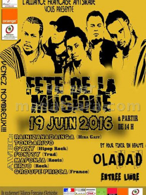 Oladad - fête de la musique à l'Alliance Française d'Antsirabe