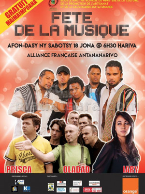 Oladad, Iary & Prisca - Fête de la musique - Alliance Française d'AnTananarivo