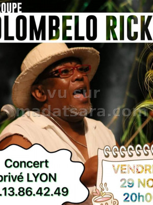 Olombelo ricky‍ en concert privé Lyon