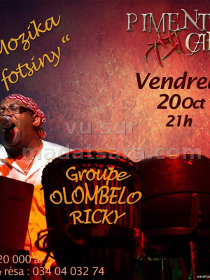 Olombelo ricky‍ "mozika fotsiny" au Piment Café Behoririka‍