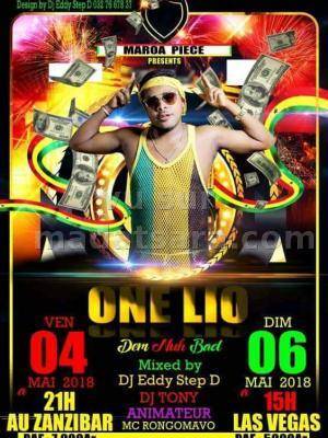 One Lio en show case Discothèque Zanzibar - Plage Las Vegas Maroantsetra