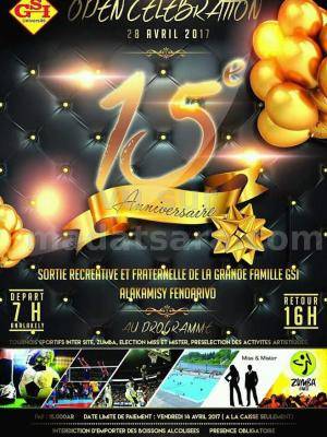 Open celebration 15è anniversaire