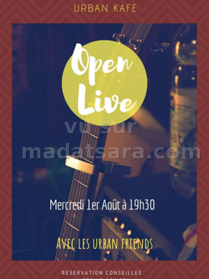Open live Urban Café Antsahabe‍ avec Urban Friends‍