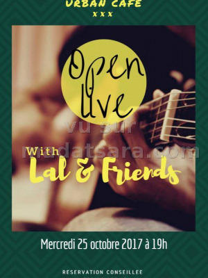Open live with Lal & Friends‍ au Urban Café Antsahabe‍