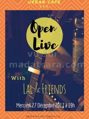 Open live with Lal & Friends Urban Café Antsahabe