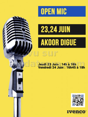 Open Mic au Akoor Digue
