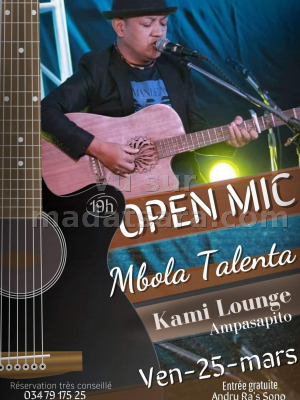 Open Mic - Mbola Talenta‍ - Kami Lounge Ampasapito‍