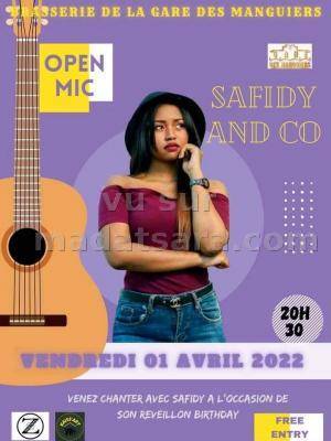 Open mic Safidy Gare des Manguiers Espace Les Pangalanes Toamasina