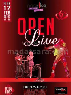 Open live au Paprika