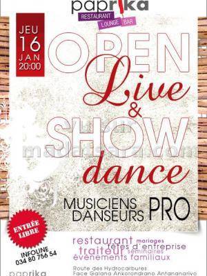 Open live et Show Dance au Paprika