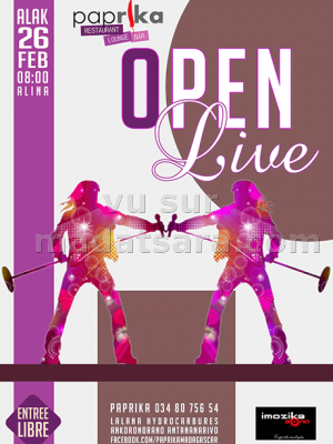 Open Live Paprika à 20H