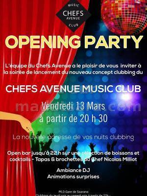 Opening party - Chefs avenue music club au PK Gare de Soarano