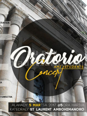 Oratorio ami students en concert Katedraly St Laurent Ambohimanoro