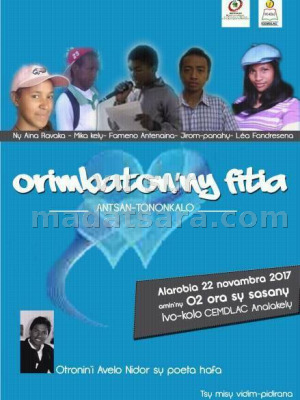 Orimbaton'ny fitia Antsan-tononkalo - CMDELAC‍