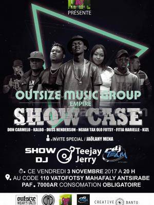 Outsize music group show case au Code 110 Sisha Karaoke