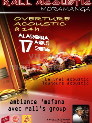 Ouverture acoustic au Rall acoustic Moramanga