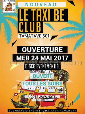 Ouverture Taxi Be Club Toamasina