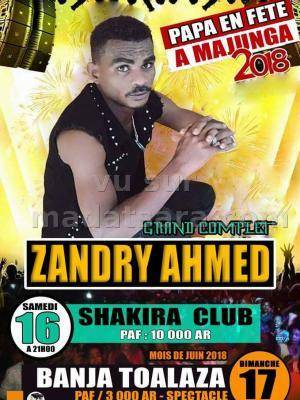 Papa en fête à Majunga Zandry Ahmed Banja Toalaza - Mahajanga - Shakira Night Club Mahajanga